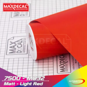 MAXDECAL 7500-M032 Matt Light Red