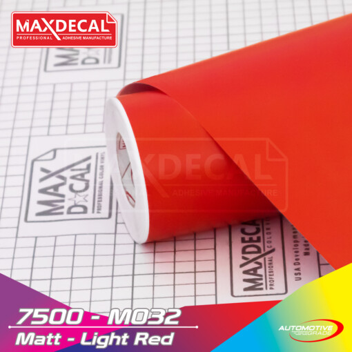 MAXDECAL 7500-M032 Matt Light Red