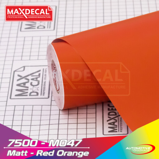 MAXDECAL 7500-M047 Matt Red Orange