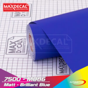MAXDECAL 7500-M086 Matt Brilliant Blue