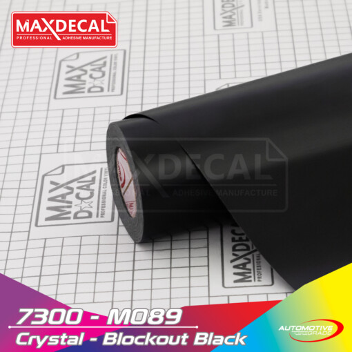 MAXDECAL 7300-M089 Crystal Blockout Black