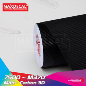 MAXDECAL 7500-M370 Matt Carbon 3D