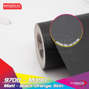 MAXDECAL 9700-M390 Matt Black Orange Skin