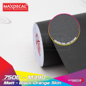 MAXDECAL 7500-M390 Matt Black Orange Skin