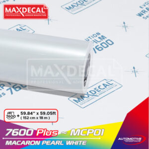MAXDECAL 7600 PLUS-MCP01 Macaron Pearl White