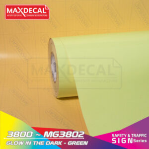 MAXDECAL MG3802 Glow In the Dark Green 3800 Series
