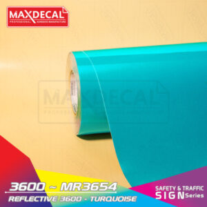 MAXDECAL 3600-MR3654 Reflective Turquoise