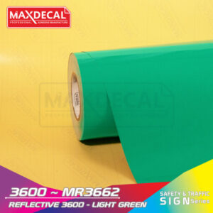 MAXDECAL 3600-MR3662 Reflective Light Green