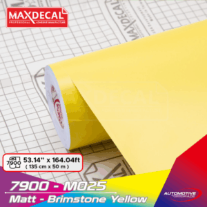 MAXDECAL 7900-M025 Matt Brimstone Yellow