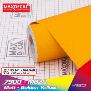 MAXDECAL 7900-M020 Matt Golden Yellow