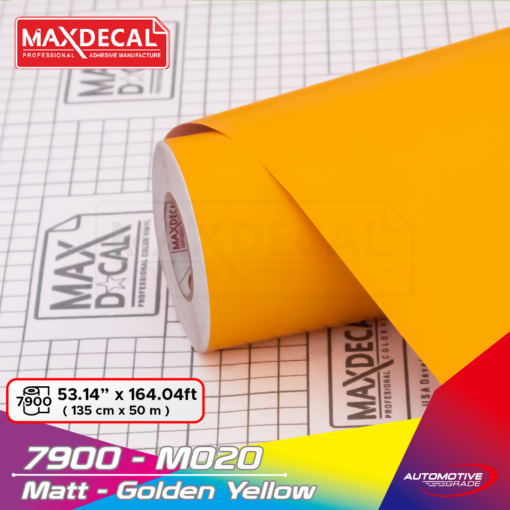 MAXDECAL 7900-M020 Matt Golden Yellow