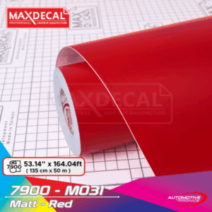 MAXDECAL 7900-M031 Matt Red