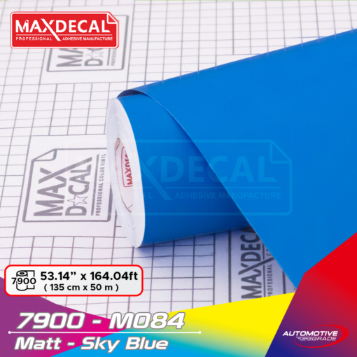 MAXDECAL 7900-M084 Matt Sky Blue