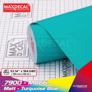 MAXDECAL 7900-M066 Matt Turquoise Blue