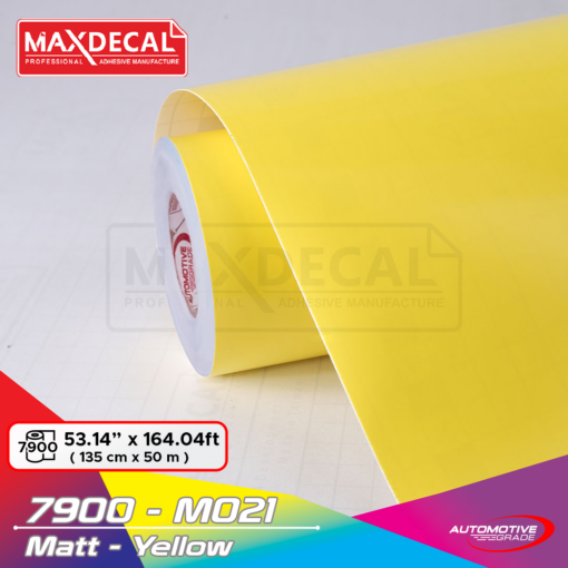 MAXDECAL 7900-M021 Matt Yellow