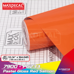 MAXDECAL 7900-PG233 Pastel Gloss Red Salmon