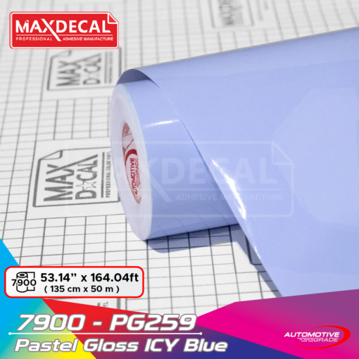 MAXDECAL 7900-PG259 Pastel Gloss Icy Blue