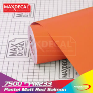MAXDECAL 7500-PM233 Pastel Matt Red Salmon