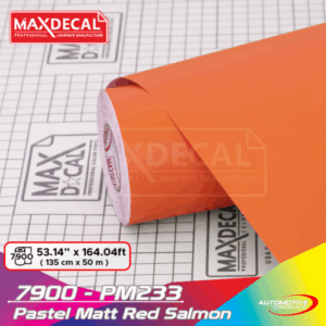 MAXDECAL 7900-PM233 Pastel Matt Red Salmon