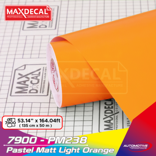MAXDECAL 7900-PM238 Pastel Matt Light Orange