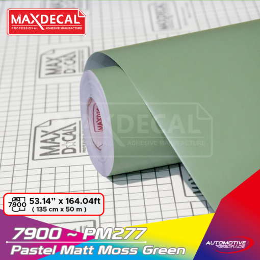 MAXDECAL 7900-PM277 Pastel Matt Moss Green