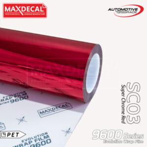 MAXDECAL 9600-SC03 Super Chrome Red