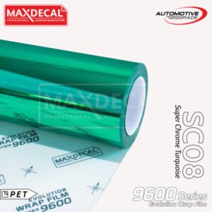 MAXDECAL 9600-SC08 Super Chrome Turquoise