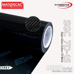 MAXDECAL 9600-SGC7D15 Super Gloss Carbon 7D Black
