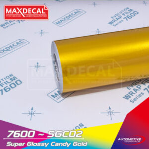 MAXDECAL 7600-SGC02 Super Glossy Candy Gold