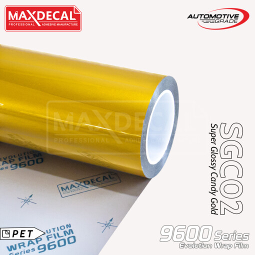 MAXDECAL 9600-SGC02 Super Glossy Candy Gold