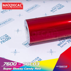 MAXDECAL 7600-SGC03 Super Glossy Candy Red