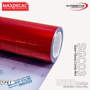 MAXDECAL 9600-SGC03 Super Glossy Candy Red