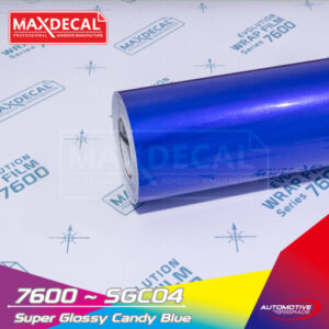 MAXDECAL 7600-SGC04 Super Glossy Candy Blue
