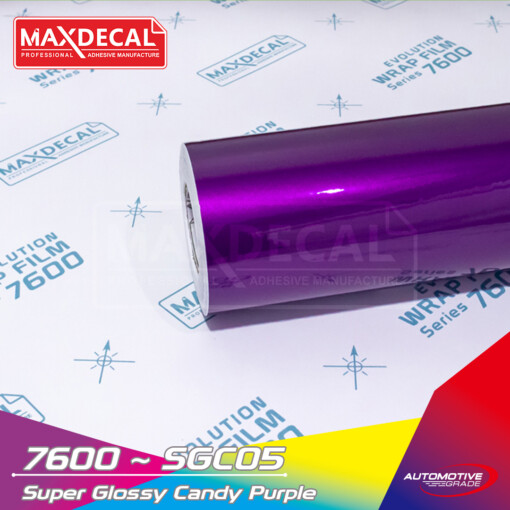 MAXDECAL 7600-SGC05 Super Glossy Candy Purple