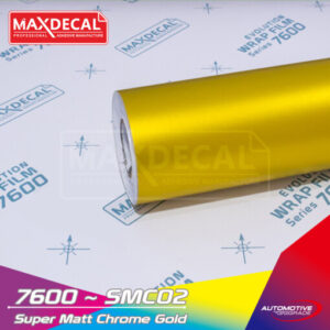 MAXDECAL 7600-SMC02 Super Matt Chrome Gold