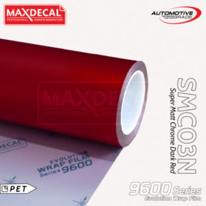 MAXDECAL 9600-SMC03N Super Matt Chrome Dark Red