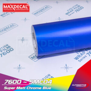 MAXDECAL 7600-SMC04 Super Matt Chrome Blue