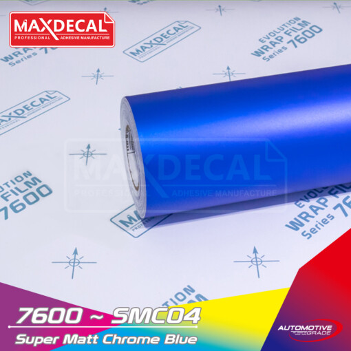 MAXDECAL 7600-SMC04 Super Matt Chrome Blue