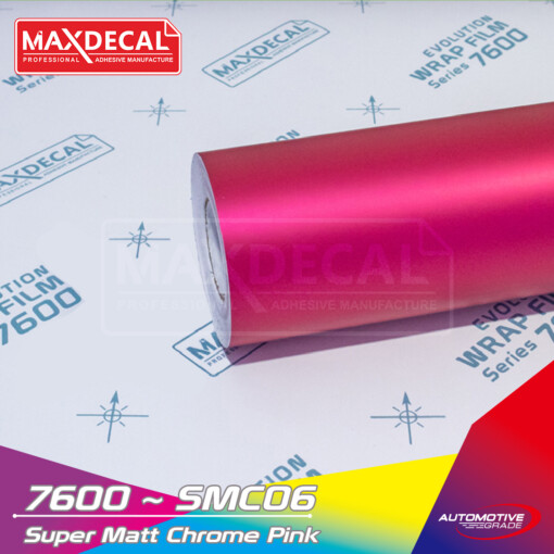 MAXDECAL 7600-SMC06 Super Matt Chrome Pink