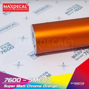 MAXDECAL 7600-SMC07 Super Matt Chrome Orange