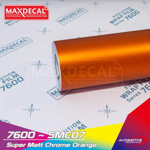 MAXDECAL 7600-SMC07 Super Matt Chrome Orange