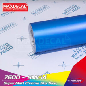 MAXDECAL 7600-SMC14 Super Matt Chrome Sky Blue