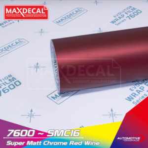 MAXDECAL 7600-SMC16 Super Matt Chrome Red Wine