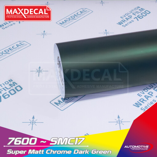 MAXDECAL 7600-SMC17 Super Matt Chrome Dark Green