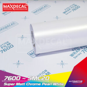 MAXDECAL 7600-SMC20 Super Matt Chrome Pearl White