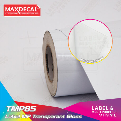 MAXDECAL TMP85 Transparent Multi Purpose Print Clear Gloss