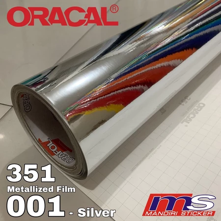 ORACAL 351 – 001 Metalized Film Chrome Mirror Silver Sticker [METERAN]